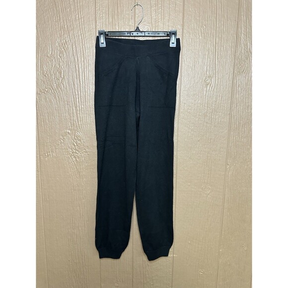 NWT 525‎ America Knitted Black Lounge Joggers Size Small Comfort Relax - Picture 1 of 7